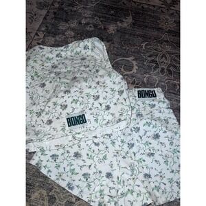 Vintage Y2K Bongo Denim Floral Set